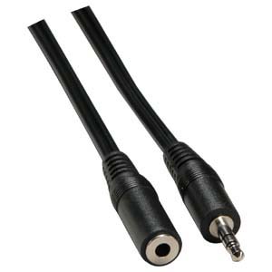 Prodlužovací kabel Jack 3.5mm (M) - Jack 3.5mm (F)