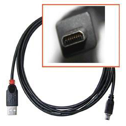 USB kabel USB A (M) - Mini-USB 8pin (M) SAMSUNG